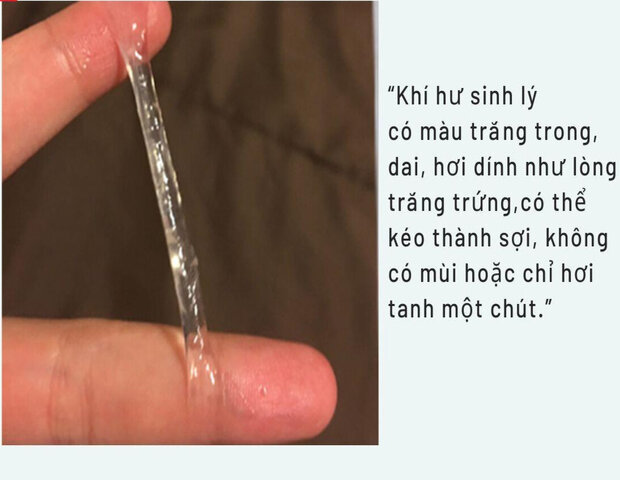 khí hư sinh lý bình thường