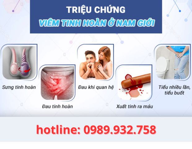 dấu hiệu viêm tinh hoàn dễ nhận biết