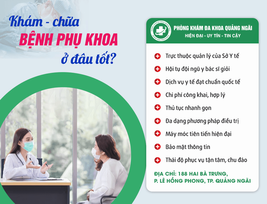 Phòng khám sản phụ khoa Quảng Ngãi uy tín - 188 Hai Bà Trưng